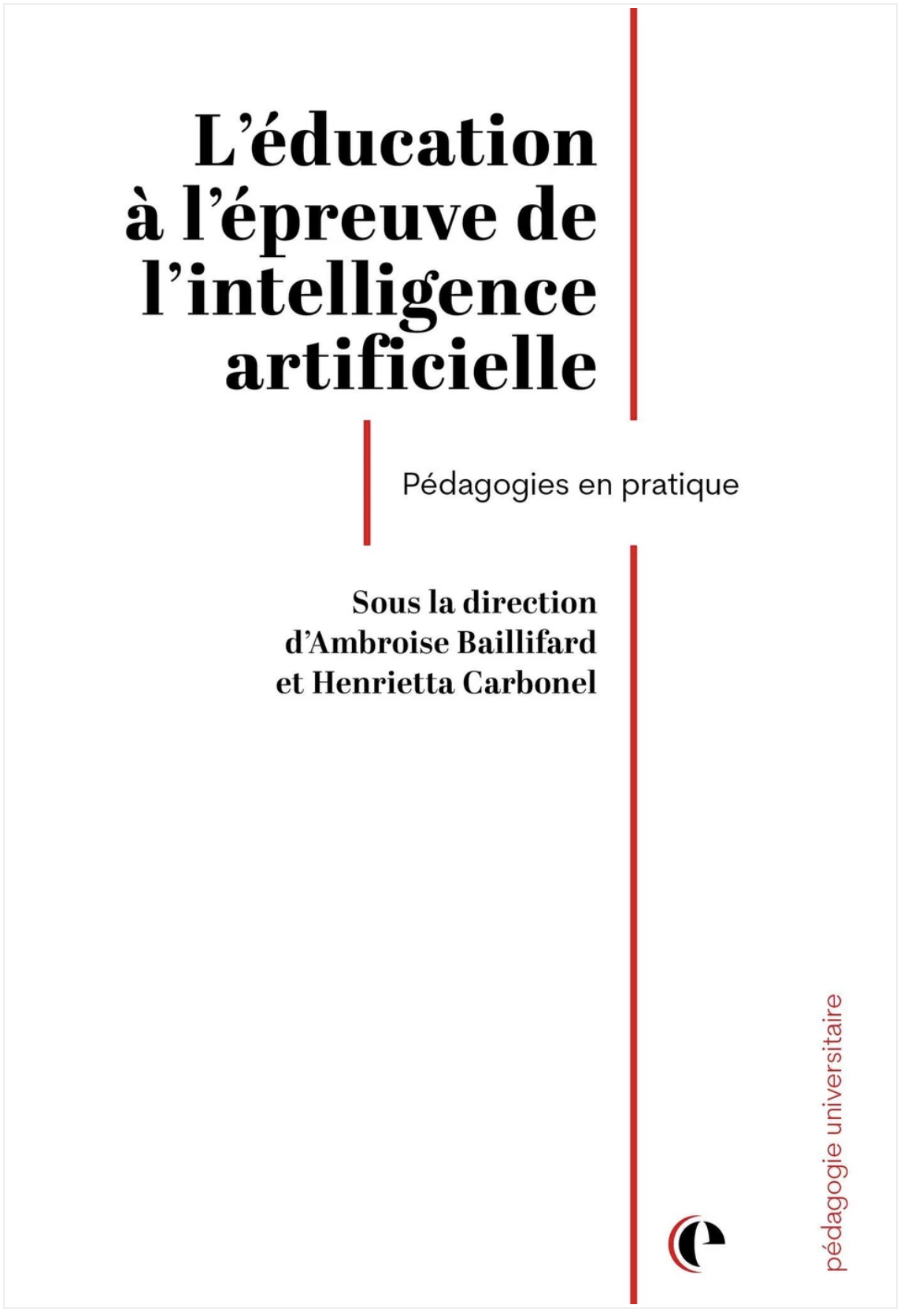 [2025] L’éducation à l’épreuve de l’intelligence artificielle